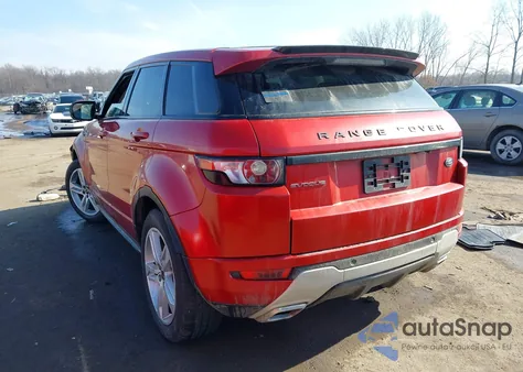 2012 Land Rover Range Rover Evoque Pure Plus z USA, uszkodzony, nr VIN SALVT2BG3CH685063